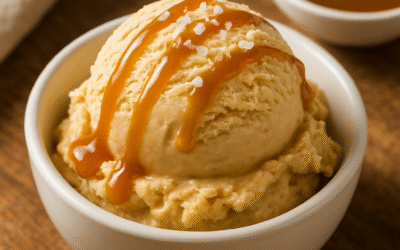 Helado de Caramelo Salado Casero – Receta Cremosa Paso a Paso