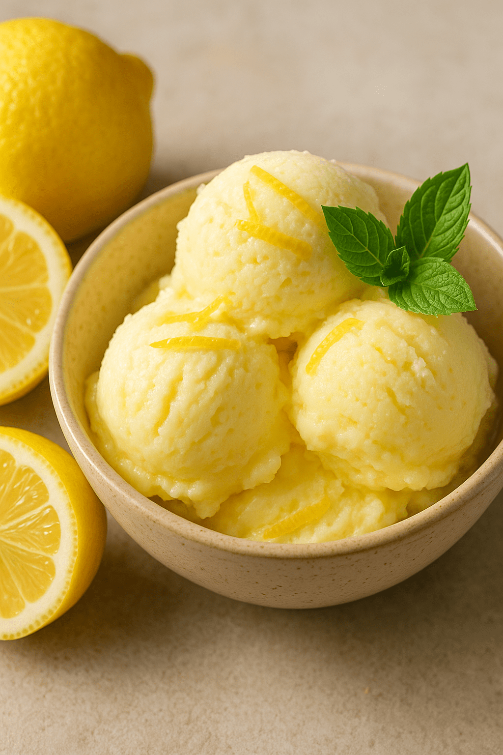 helado-de-limon-cremoso-sin-huevo Helado de limón cremoso sin huevo servido en un bol de cerámica