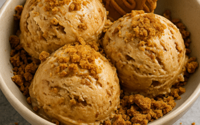 Helado de Galletas Lotus Biscoff 🍪 Receta Casera Irresistible