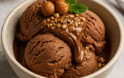 Helado de Nutella 🍫 Receta Fácil para Amantes del Chocolate y Avellana