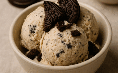 Helado de Oreo Casero 🍪 Receta Cremosa para Toda la Familia