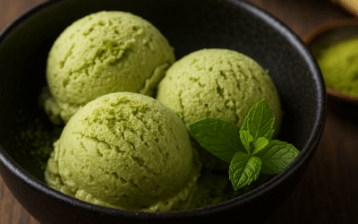 Helado de Té Matcha 🍵 Beneficios y Receta Cremosa en Casa