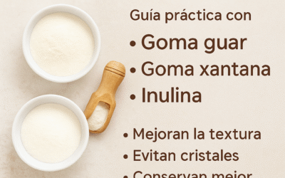 🌱 Guía práctica de estabilizantes naturales para helado