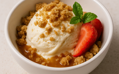 Toppings para Helado Casero 🍓 Crumbles, Salsas y Frutas Fáciles
