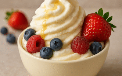 Yogur Helado 🍦 Receta Casera Cremosa y Saludable